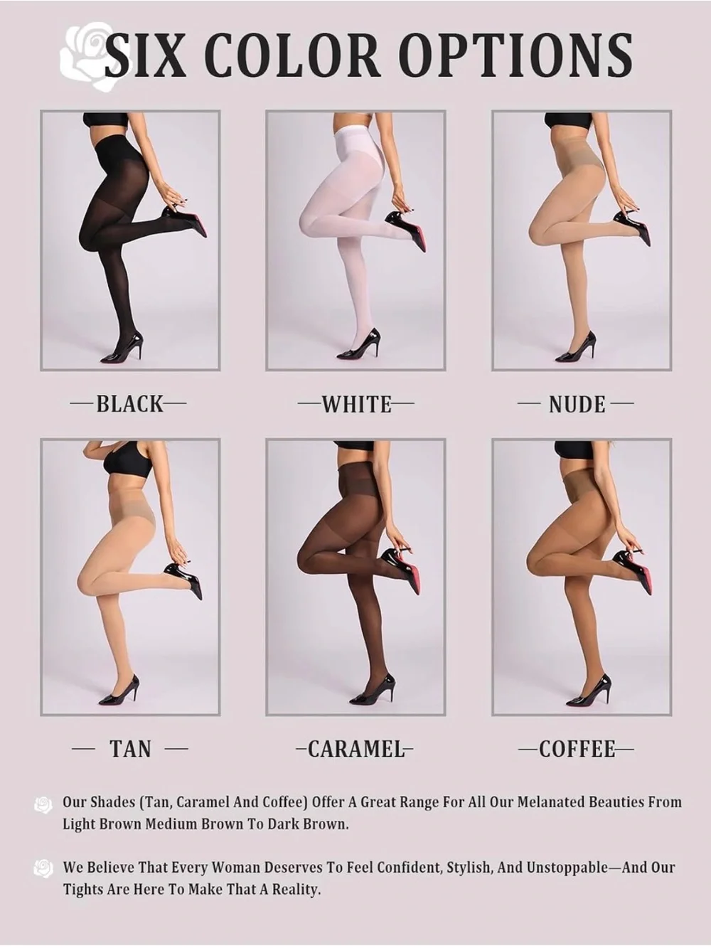 Sheer Tan Nude Women's Tights / Nylons
